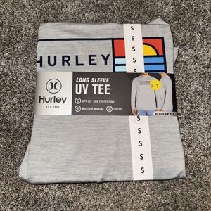 Men’s Small- Hurley Long Sleeve UV Tee Grey